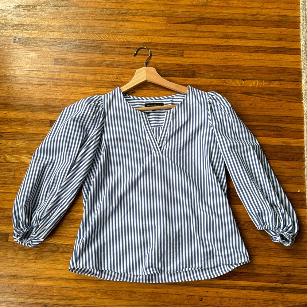 Banana Republic Striped Blouse